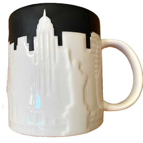 Starbucks New York City Taxi Edition Skyline City Mug Coffee 2012  3D Relief - Picture 9 of 10